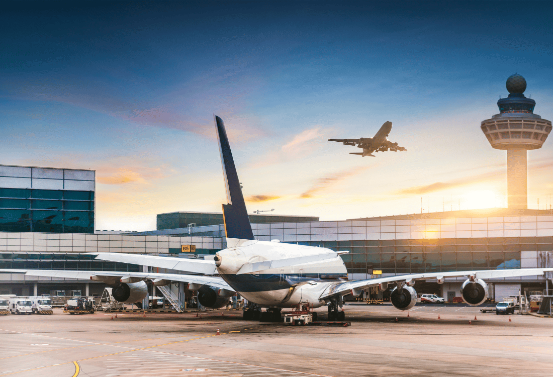 An AMHS being used to help airport operations run smoothly.